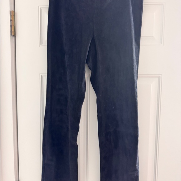 Vince Black faux Suede Pants - Picture 2 of 7